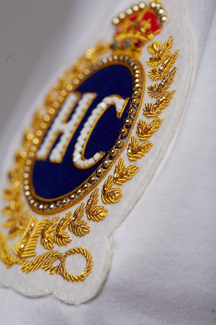 Hashawn Carey Apparel Limited Edition Supima Cotton T-shirt with Handmade Patch