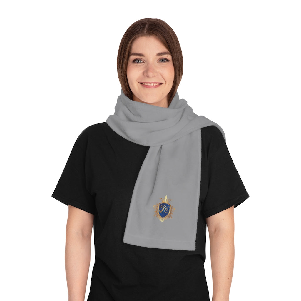 Grey Crest Scarf