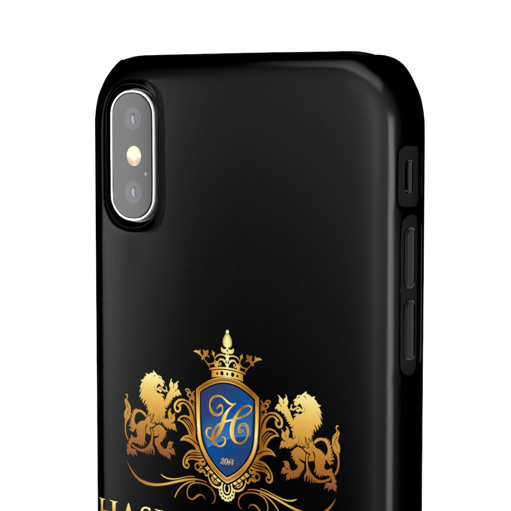 Hashawn Carey Logo Black Slim Phone Cases