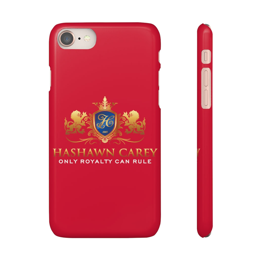 Hashawn Carey Logo Red Slim Phone Case