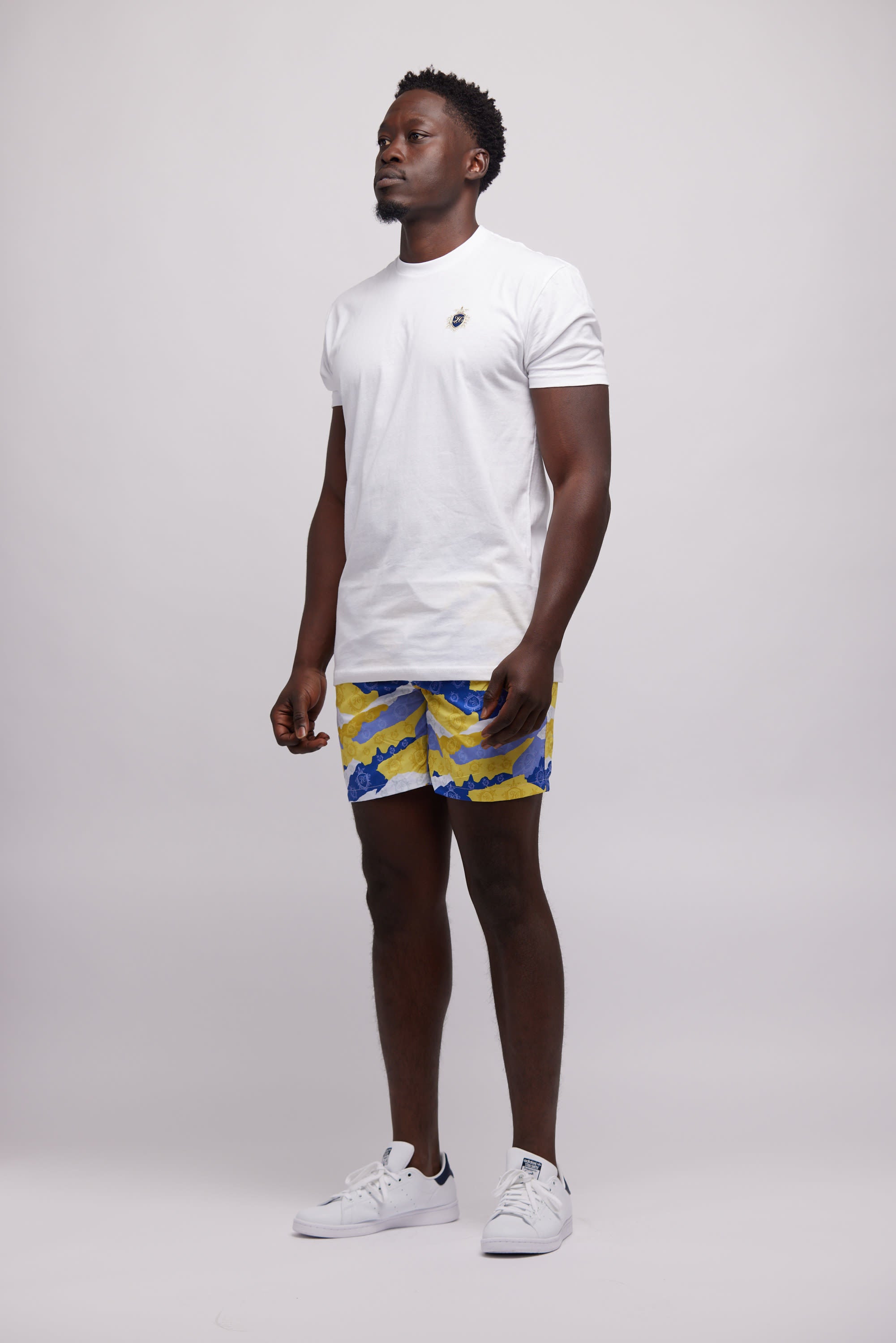 Hashawn Carey Apparel Camo Swim Trunks