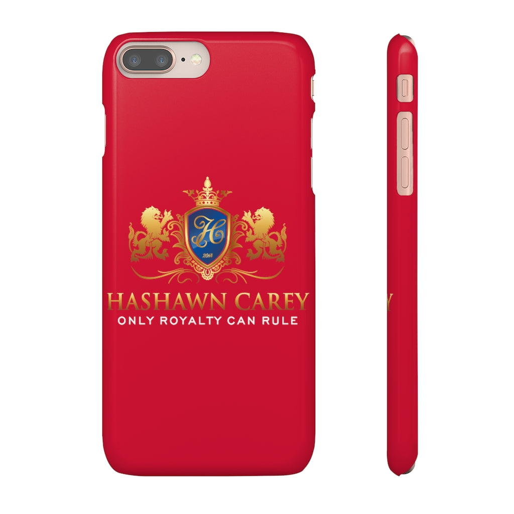Hashawn Carey Logo Red Slim Phone Case