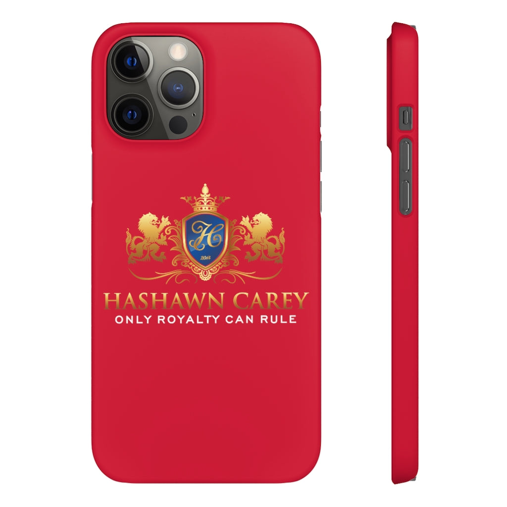 Hashawn Carey Logo Red Slim Phone Case
