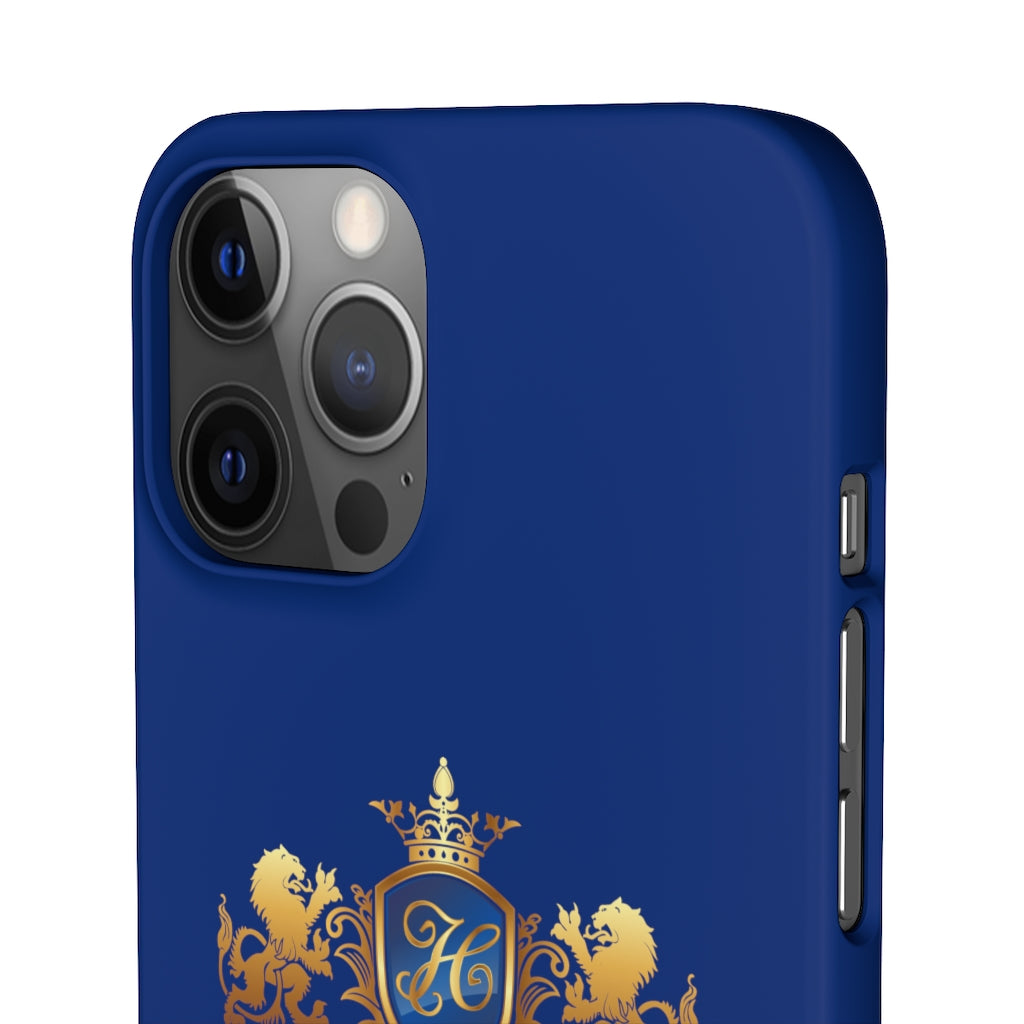 Hashawn Carey Logo Royal Blue Slim Phone Case