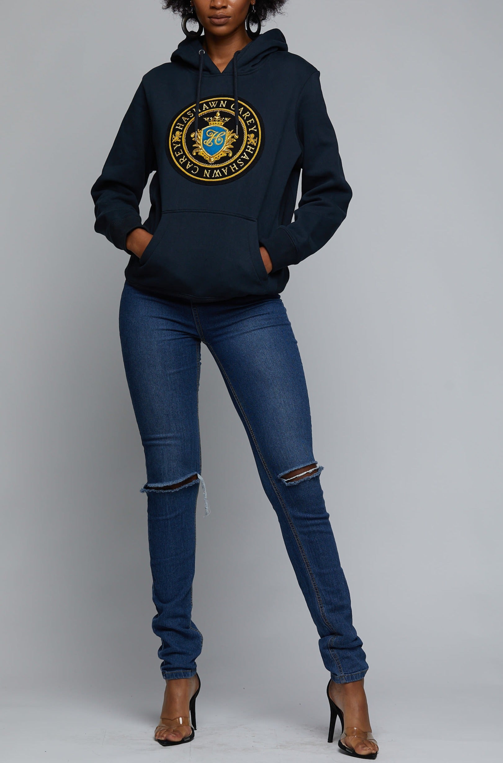 Hashawn Carey Gold Medallion Hoodie