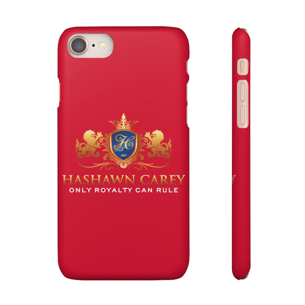 Hashawn Carey Logo Red Slim Phone Case