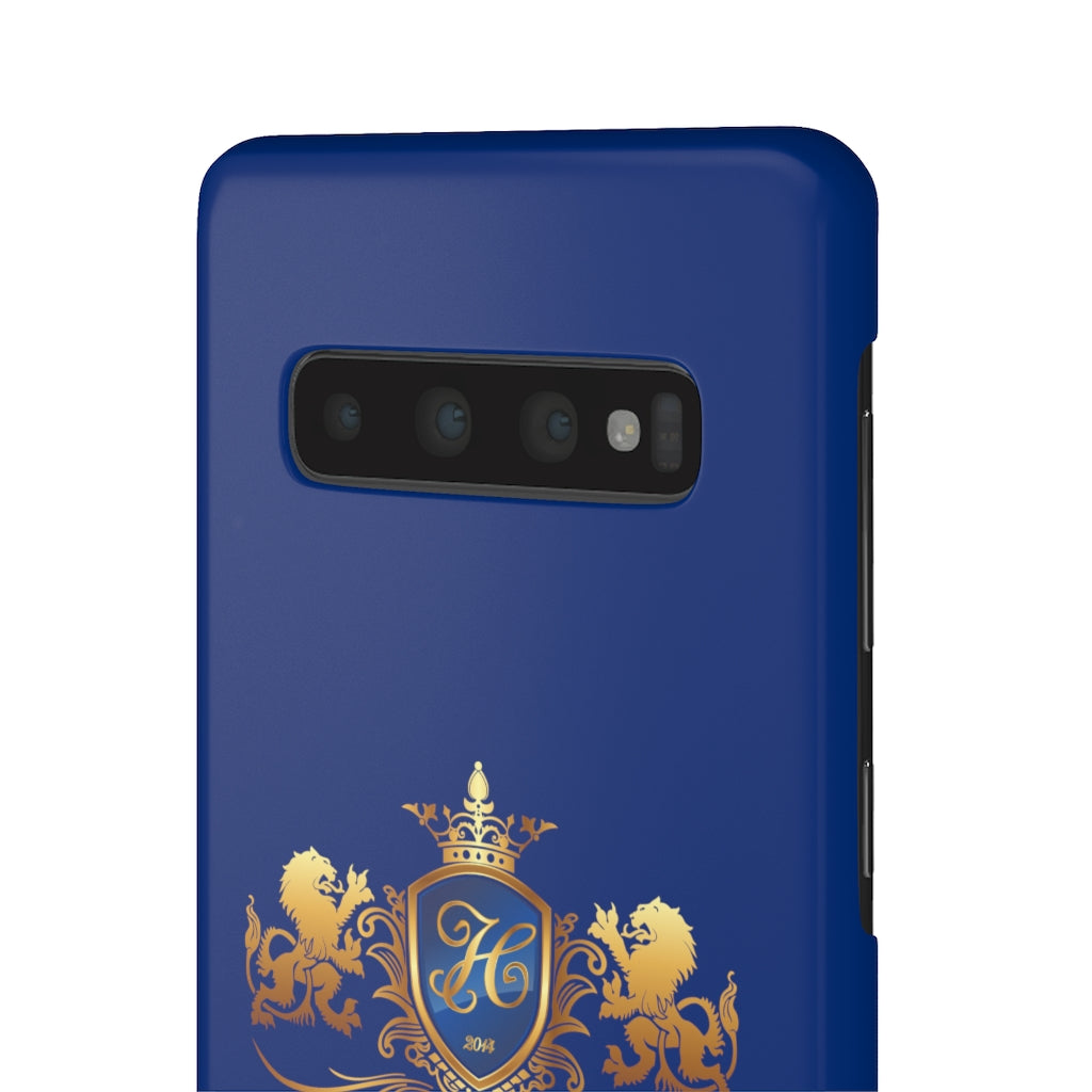 Hashawn Carey Logo Royal Blue Slim Phone Case