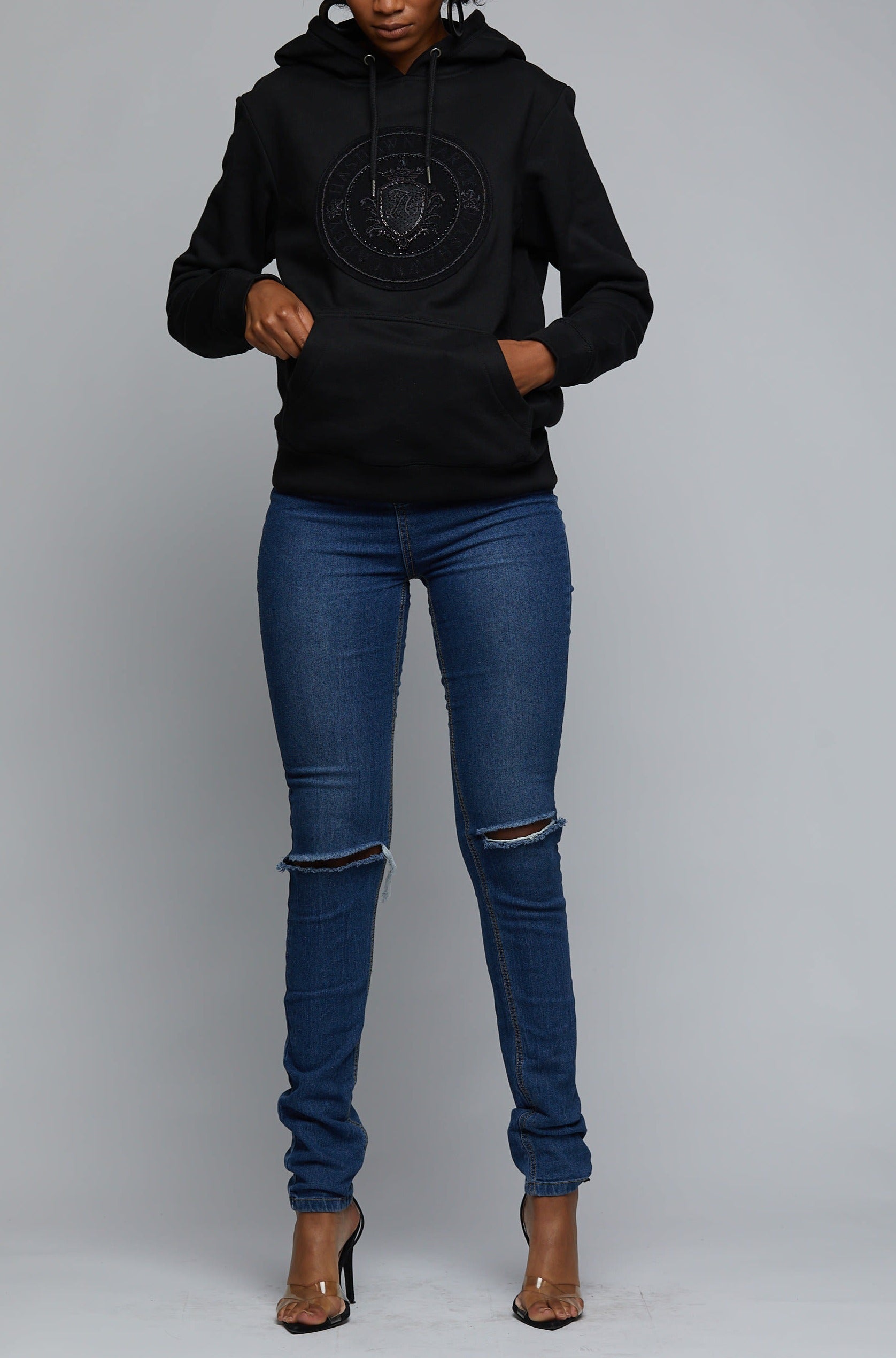 The Medallion Blackout Hoodie - Hashawn Carey Apparel