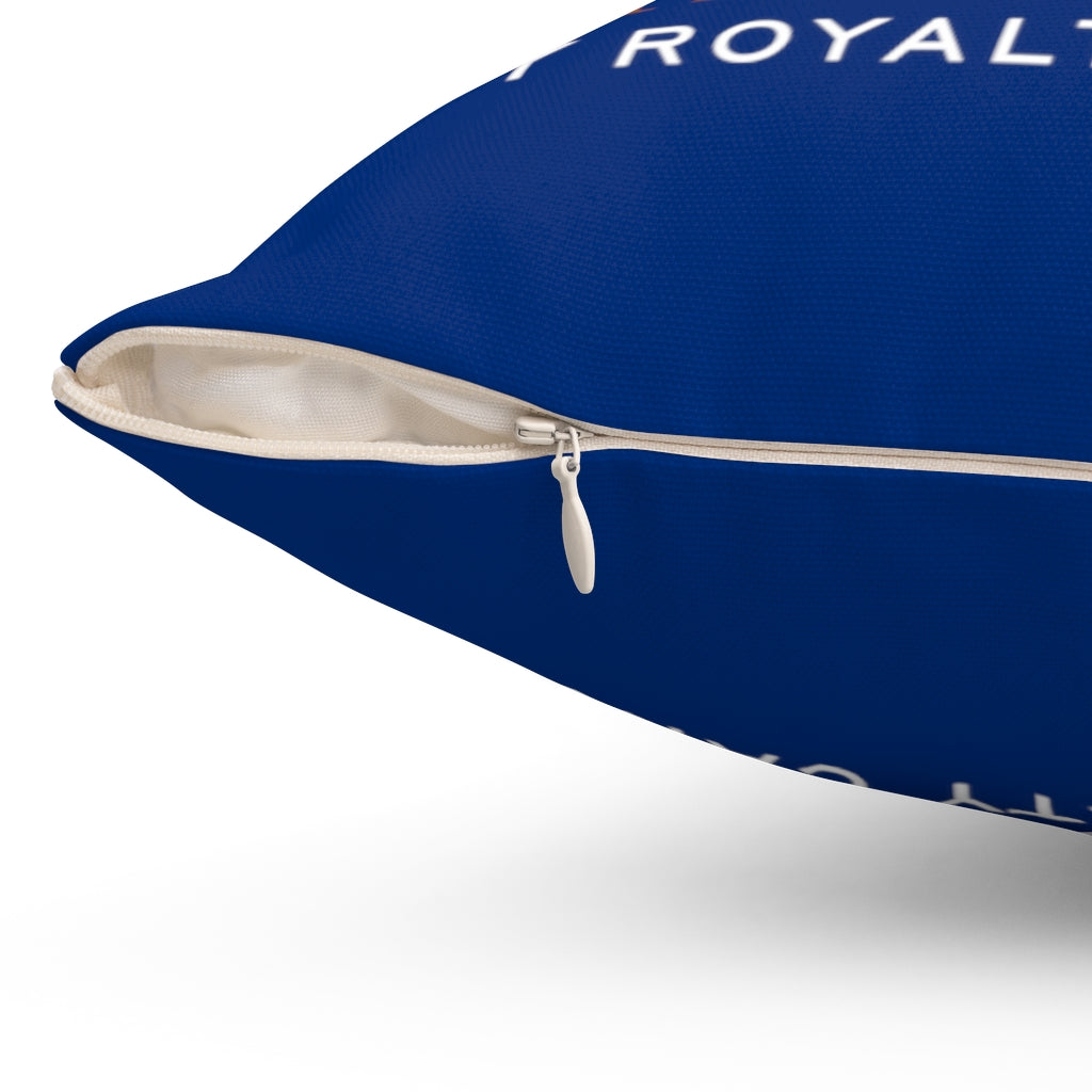 Hashawn Carey Logo Royal Blue Pillow - Hashawn Carey Apparel