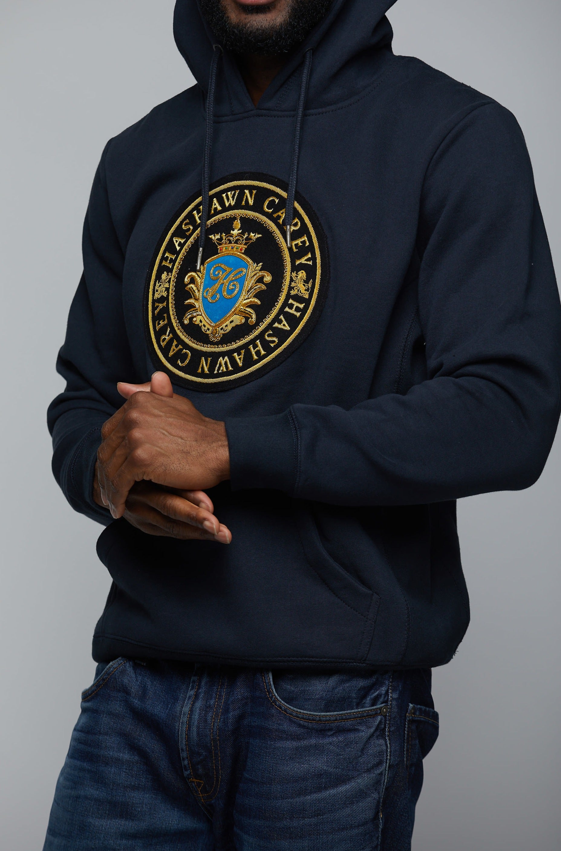 Hashawn Carey Gold Medallion Hoodie