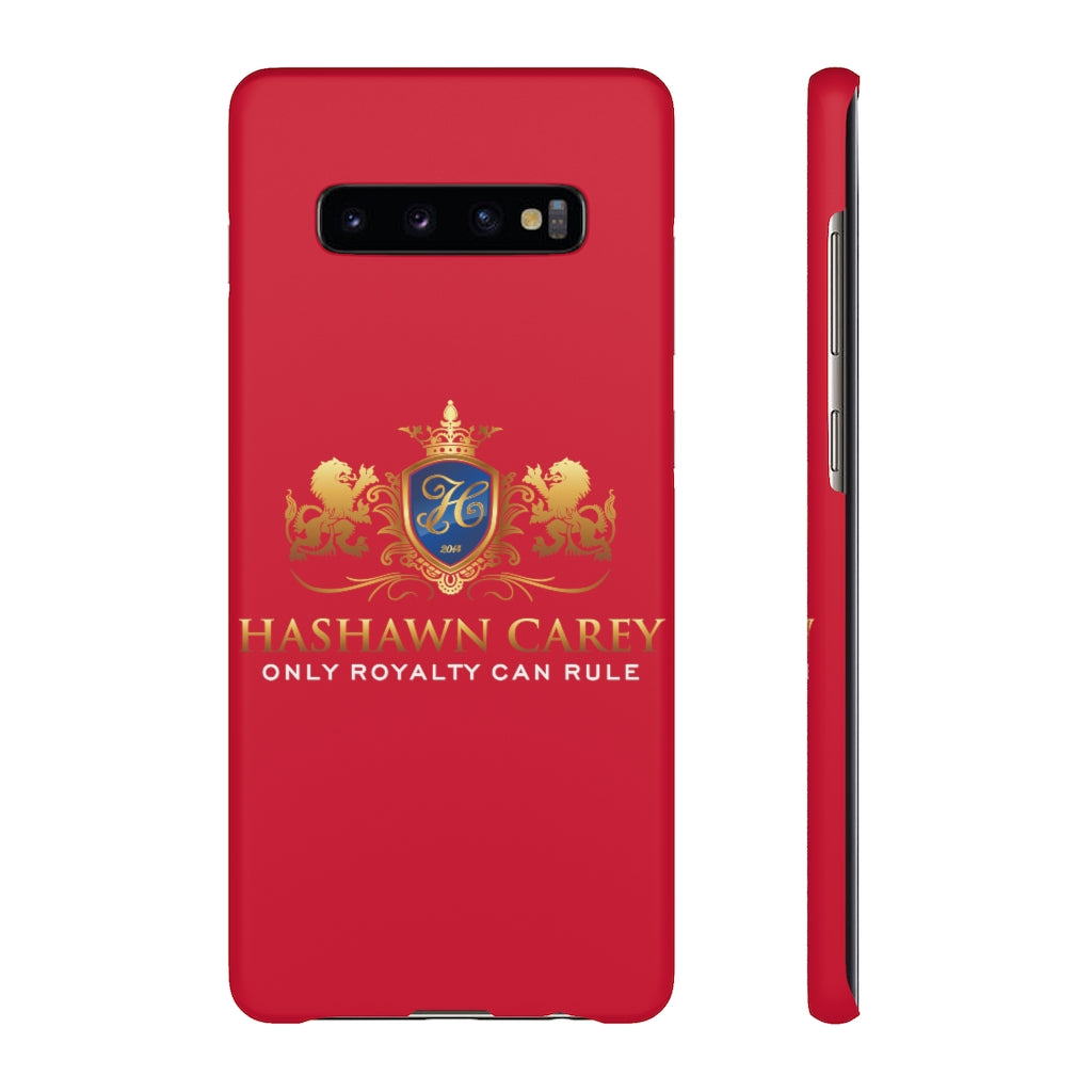 Hashawn Carey Logo Red Slim Phone Case