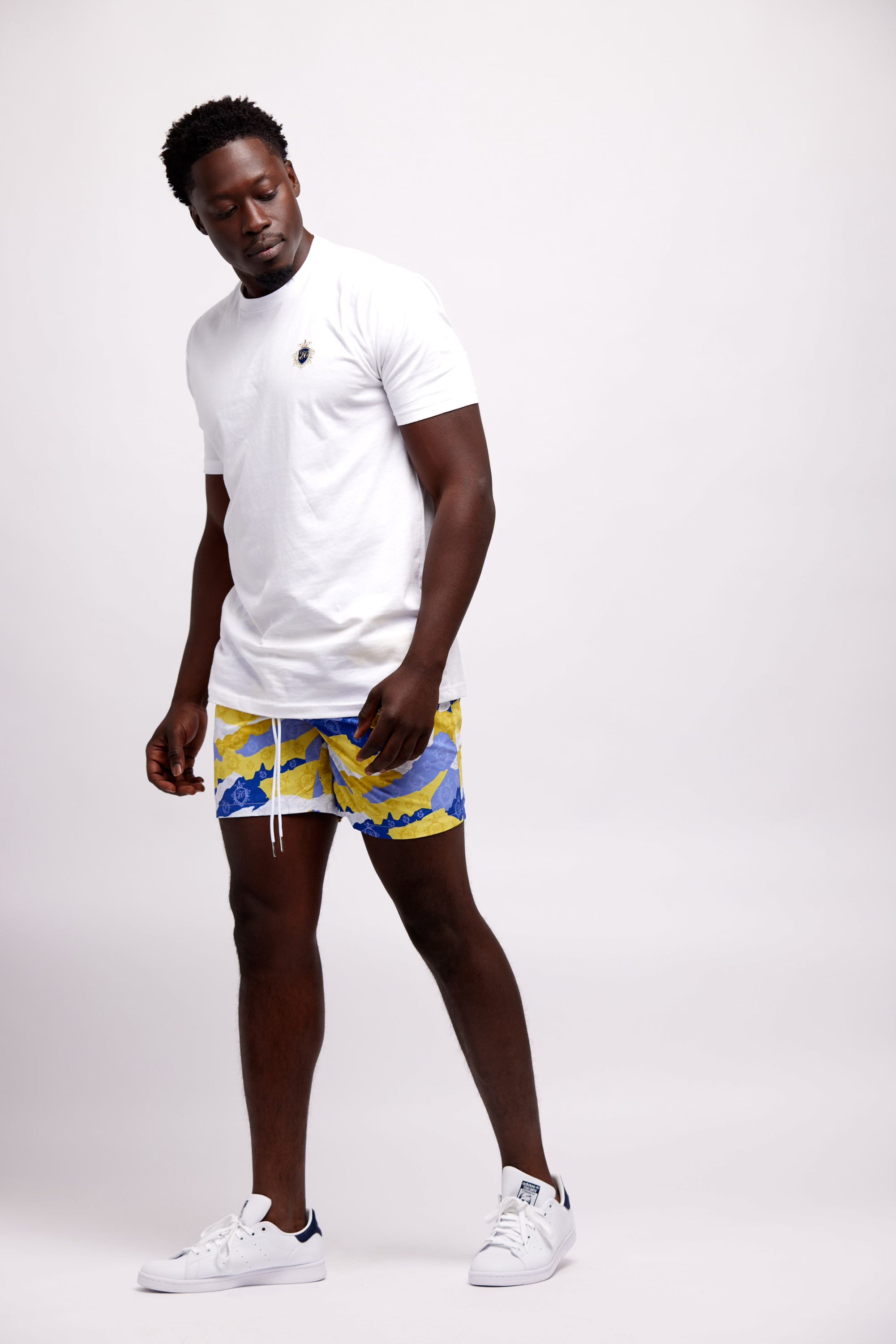 Hashawn Carey Apparel Camo Swim Trunks