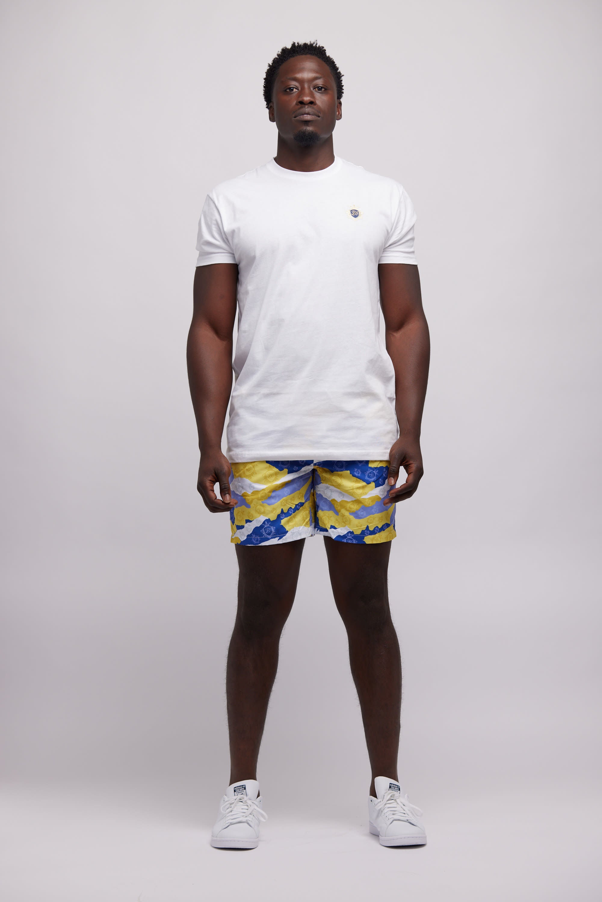 Hashawn Carey Apparel Camo Swim Trunks