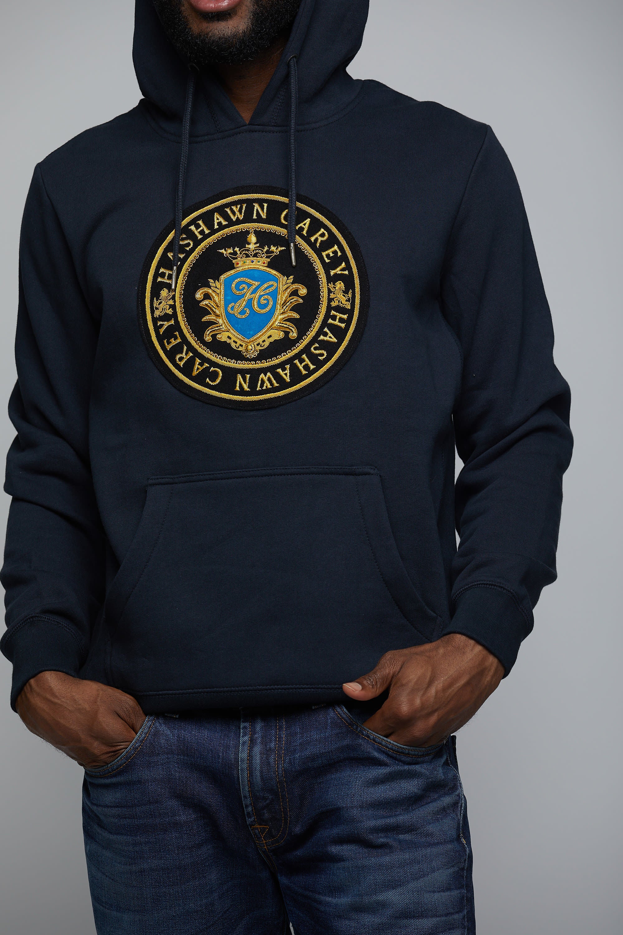 Hashawn Carey Gold Medallion Hoodie