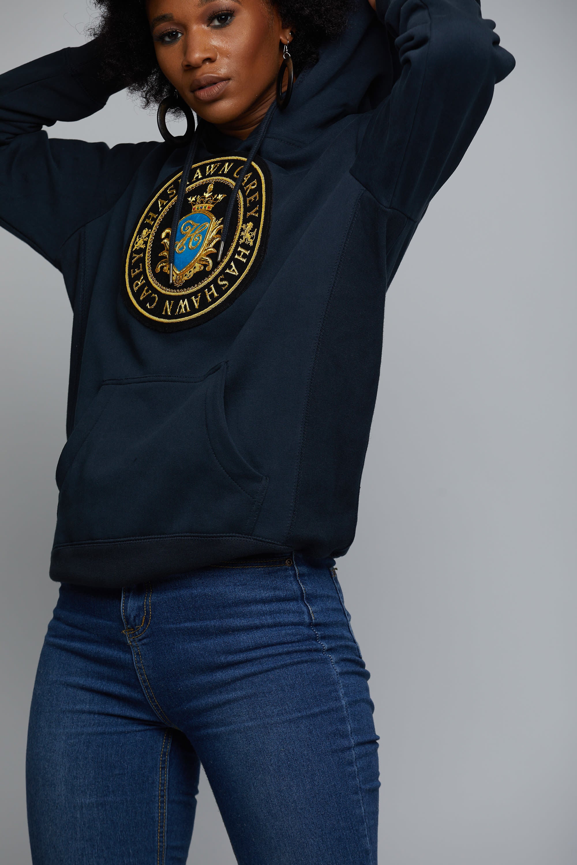Hashawn Carey Gold Medallion Hoodie