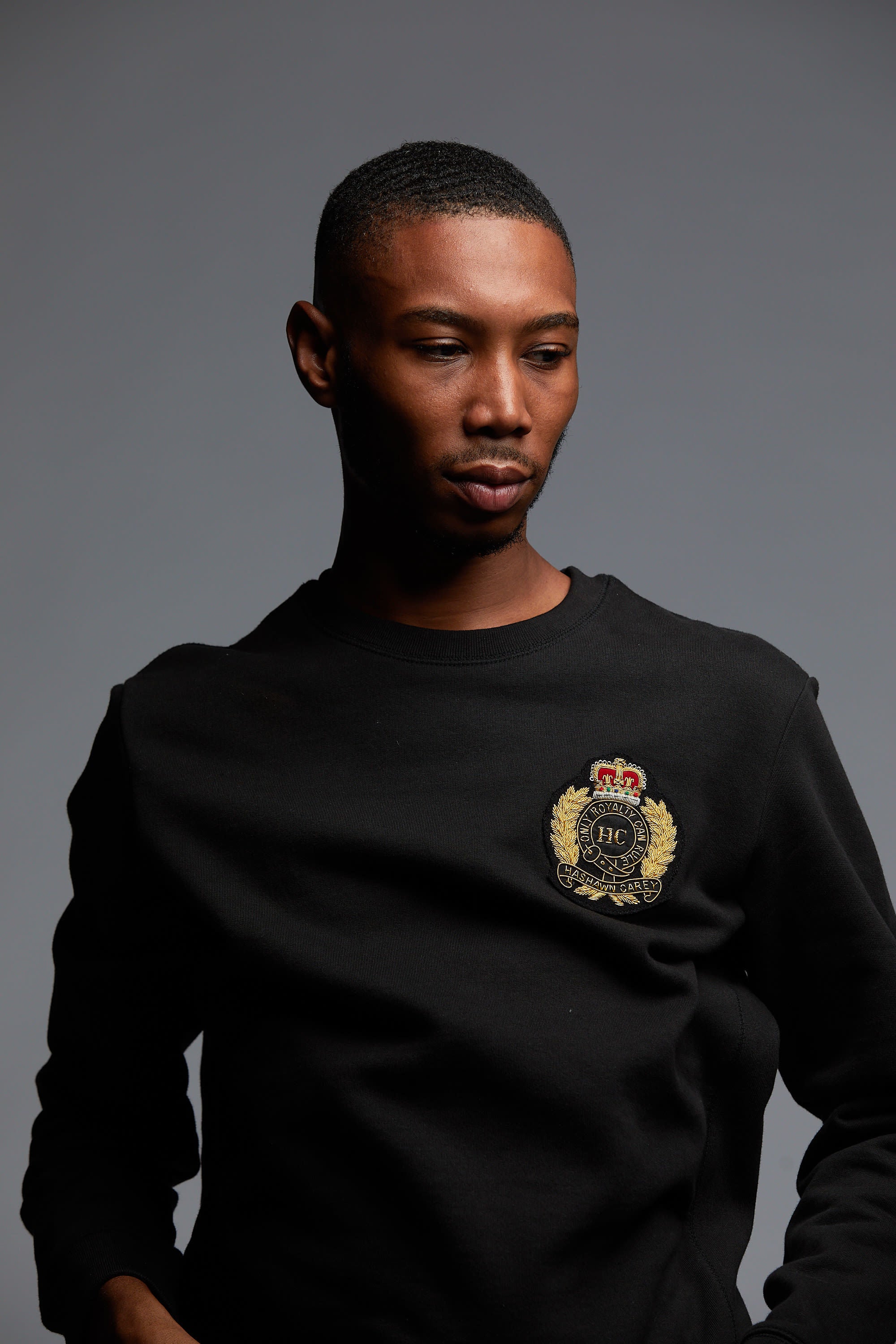 Hashawn Carey Limited Edition Royal Patch Sweatshirt