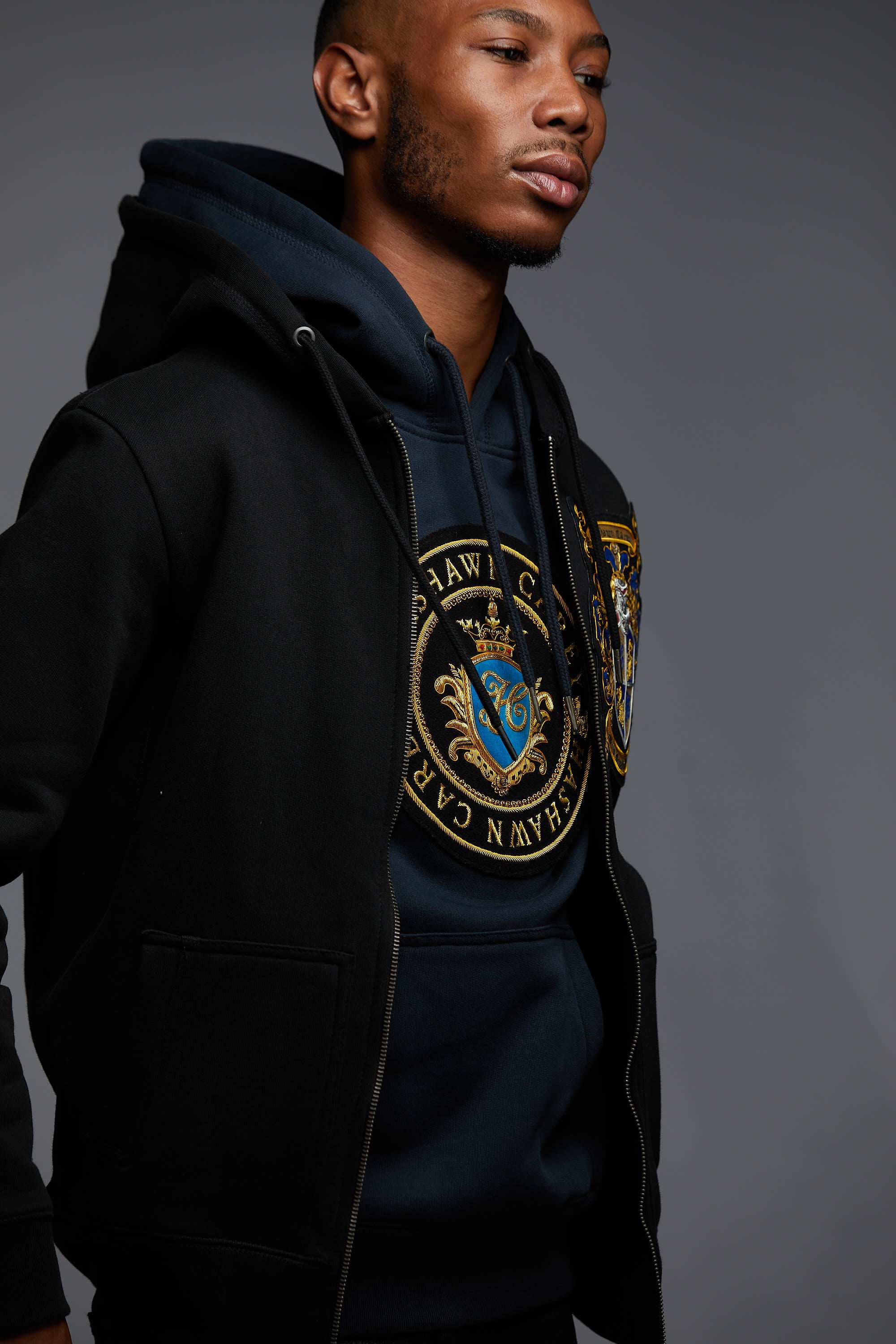 Hashawn Carey Gold Medallion Hoodie