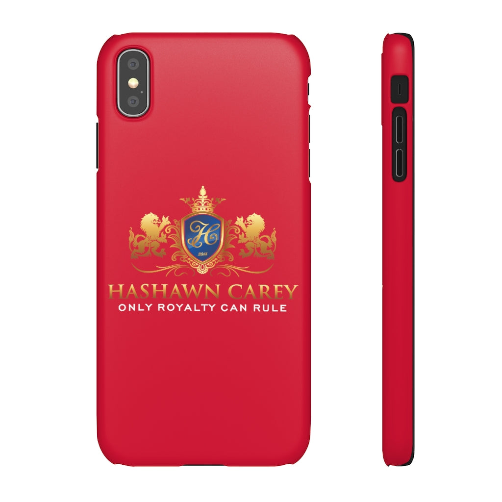 Hashawn Carey Logo Red Slim Phone Case