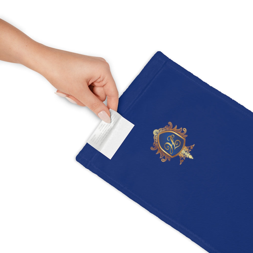 Royal Blue Crest Scarf
