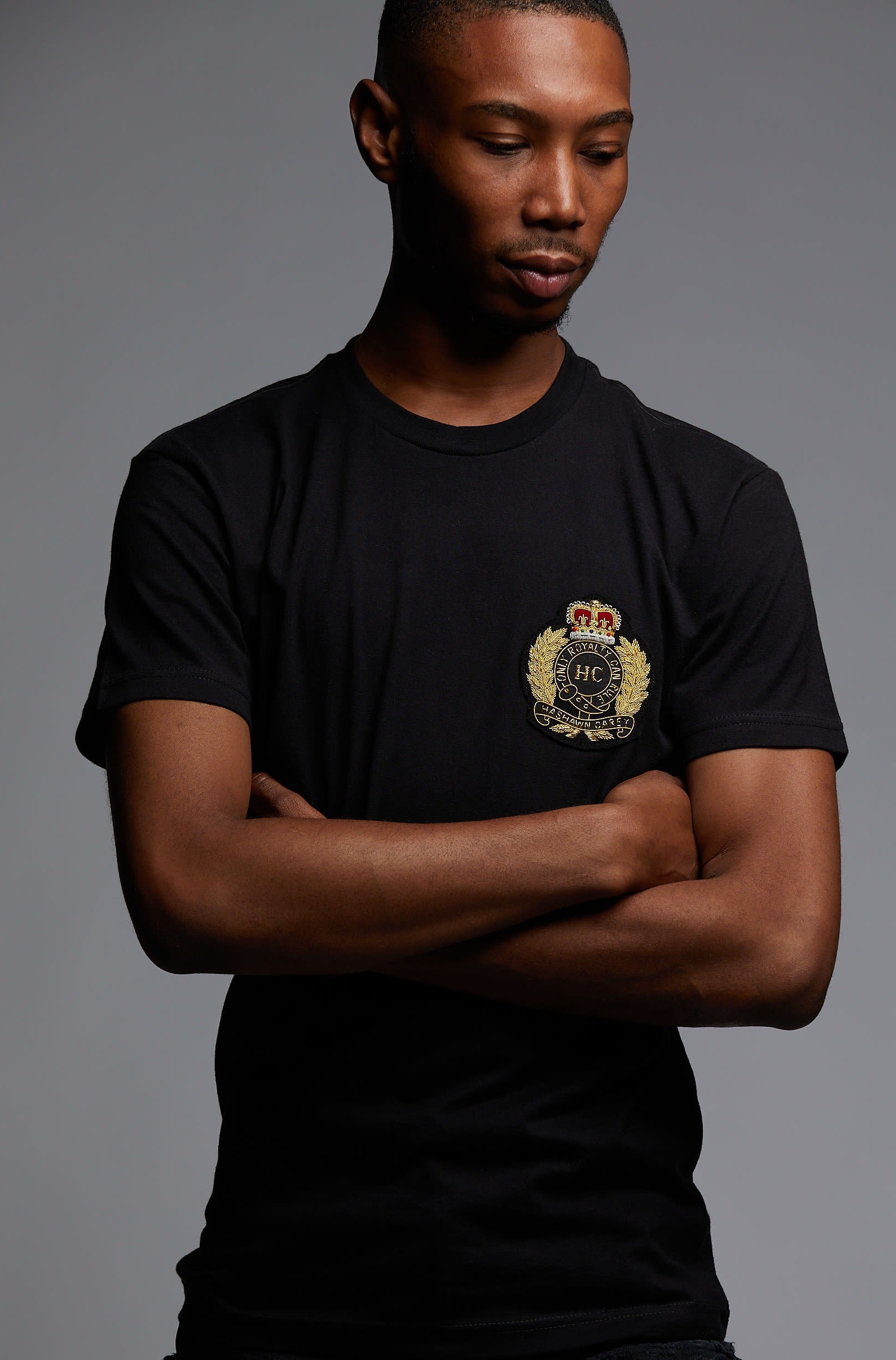 Limited Edition Royal Patch T-shirt - Hashawn Carey Apparel