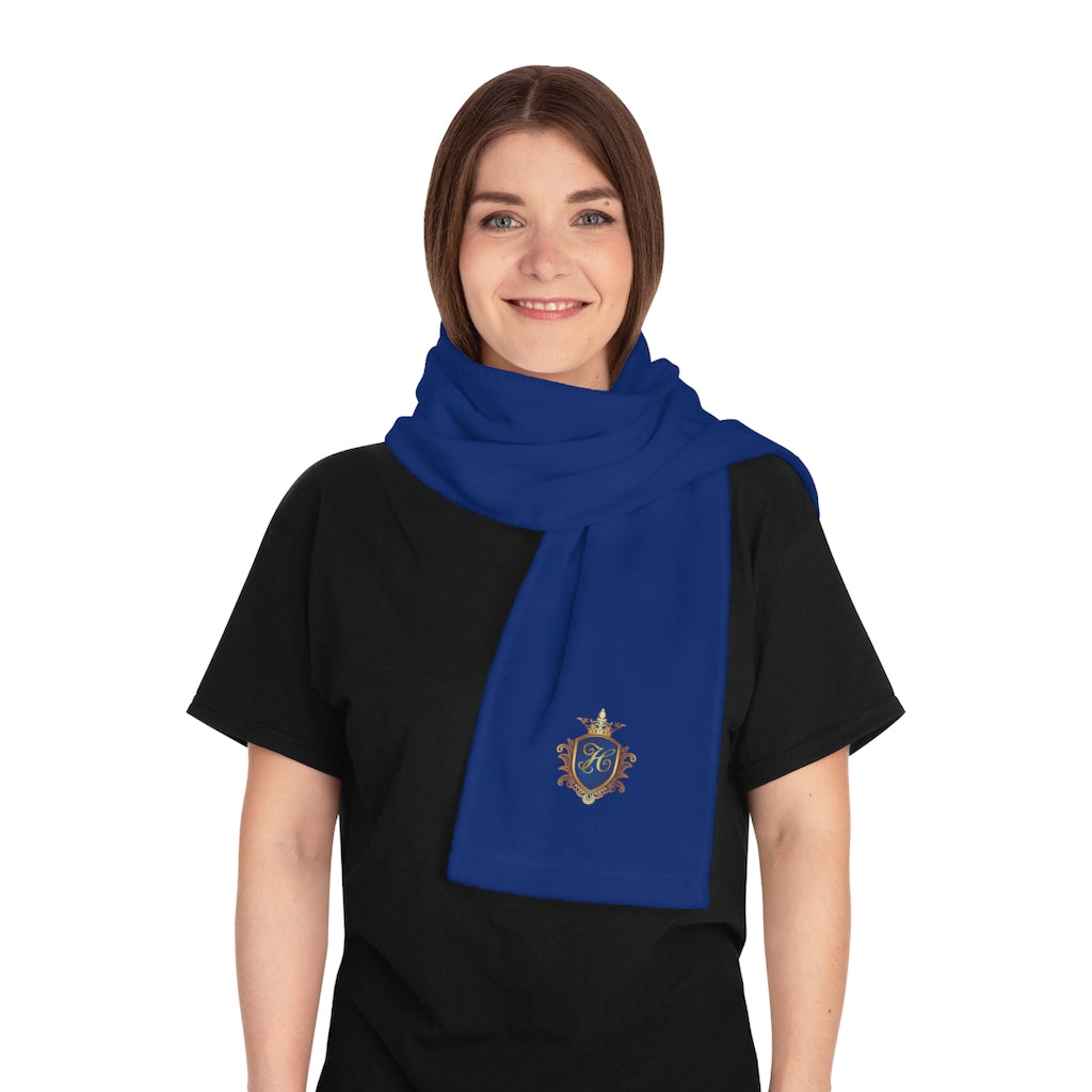 Royal Blue Crest Scarf