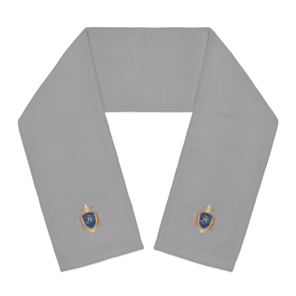 Grey Crest Scarf