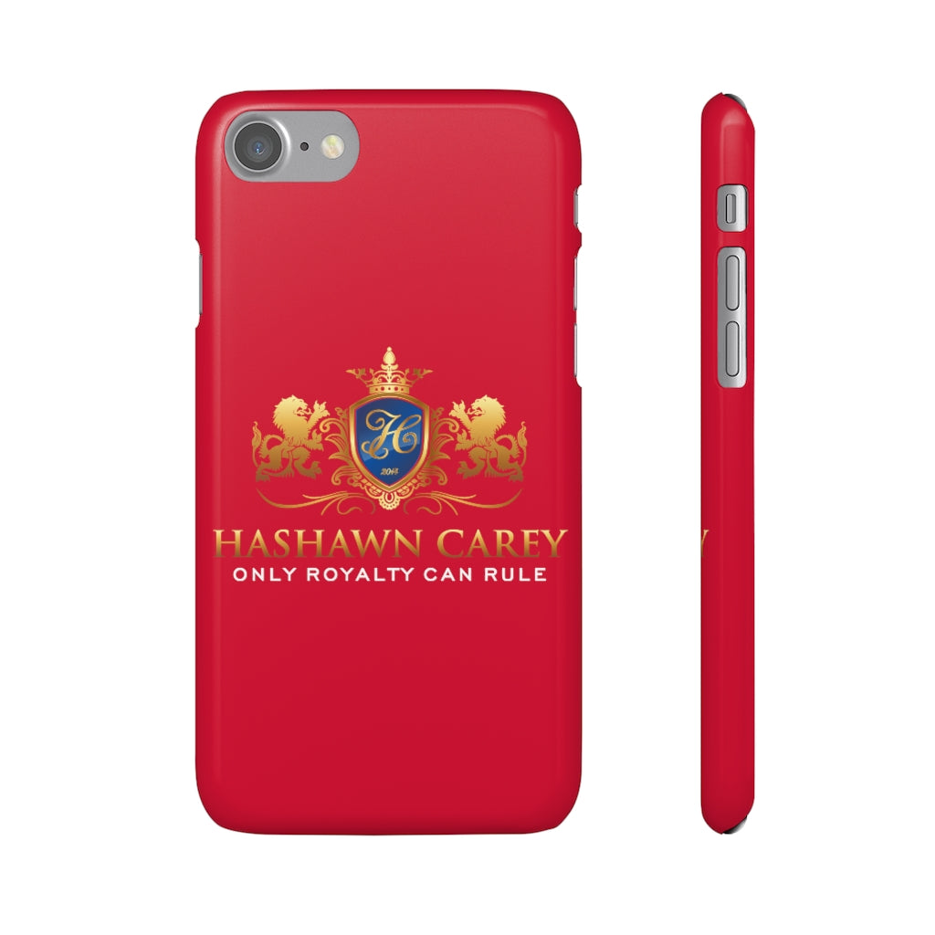 Hashawn Carey Logo Red Slim Phone Case