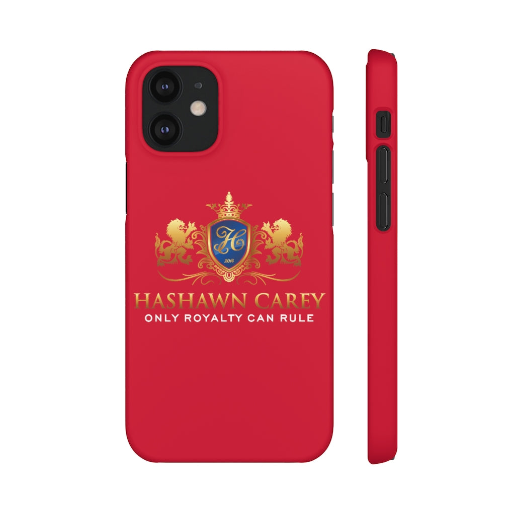 Hashawn Carey Logo Red Slim Phone Case