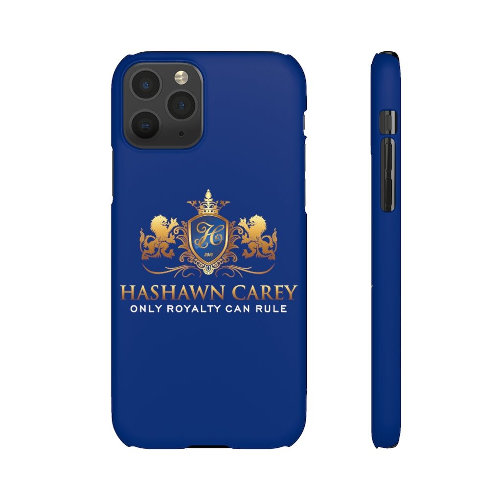 Hashawn Carey Logo Royal Blue Slim Phone Case