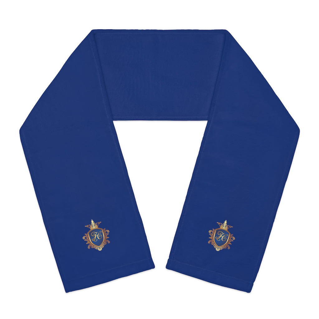 Royal Blue Crest Scarf