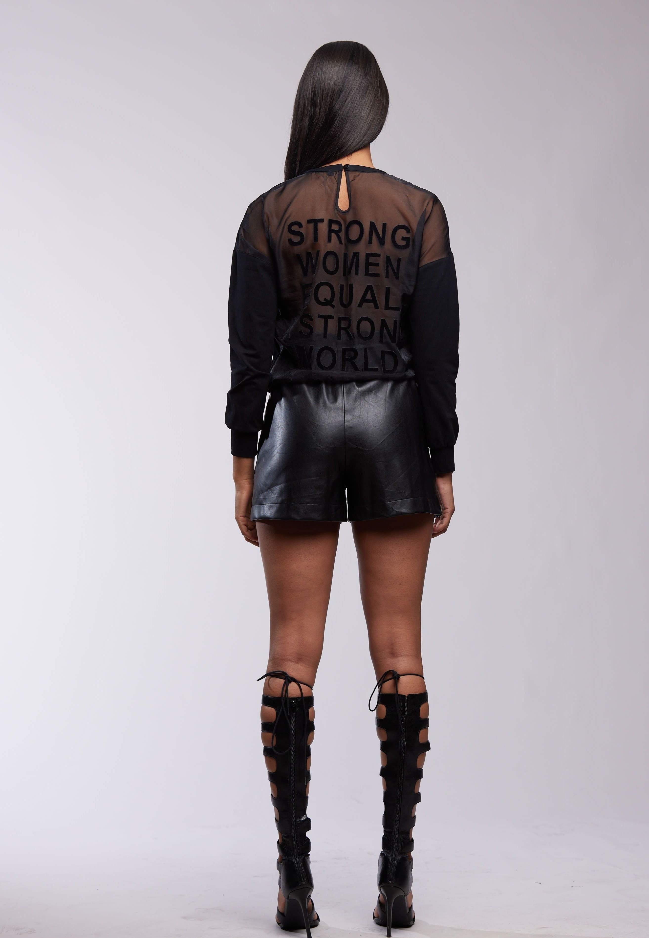 Hashawn Carey Apparel Strong Women Equal A Strong World Shirt