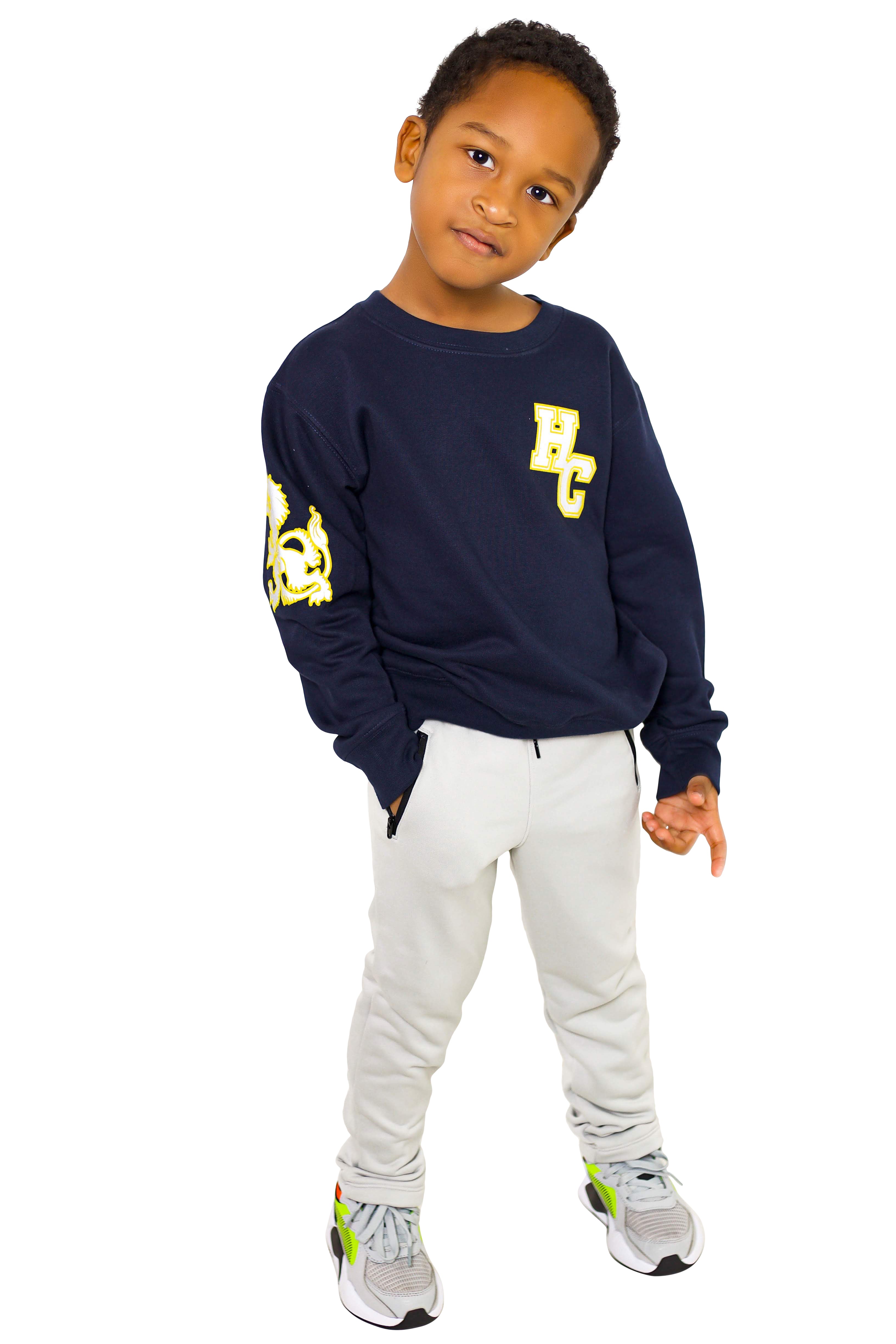 Jr's HC Varsity Sweatshirt - Hashawn Carey Apparel