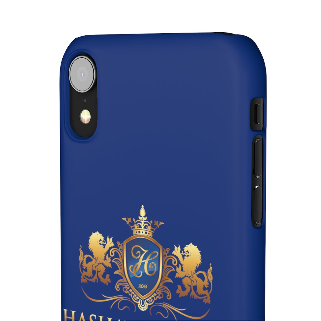 Hashawn Carey Logo Royal Blue Slim Phone Case