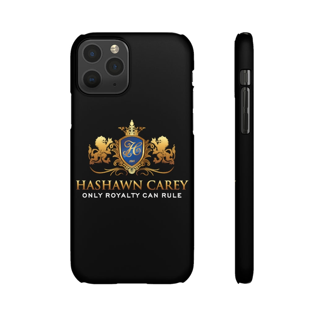 Hashawn Carey Logo Black Slim Phone Cases