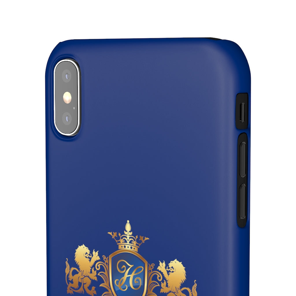 Hashawn Carey Logo Royal Blue Slim Phone Case