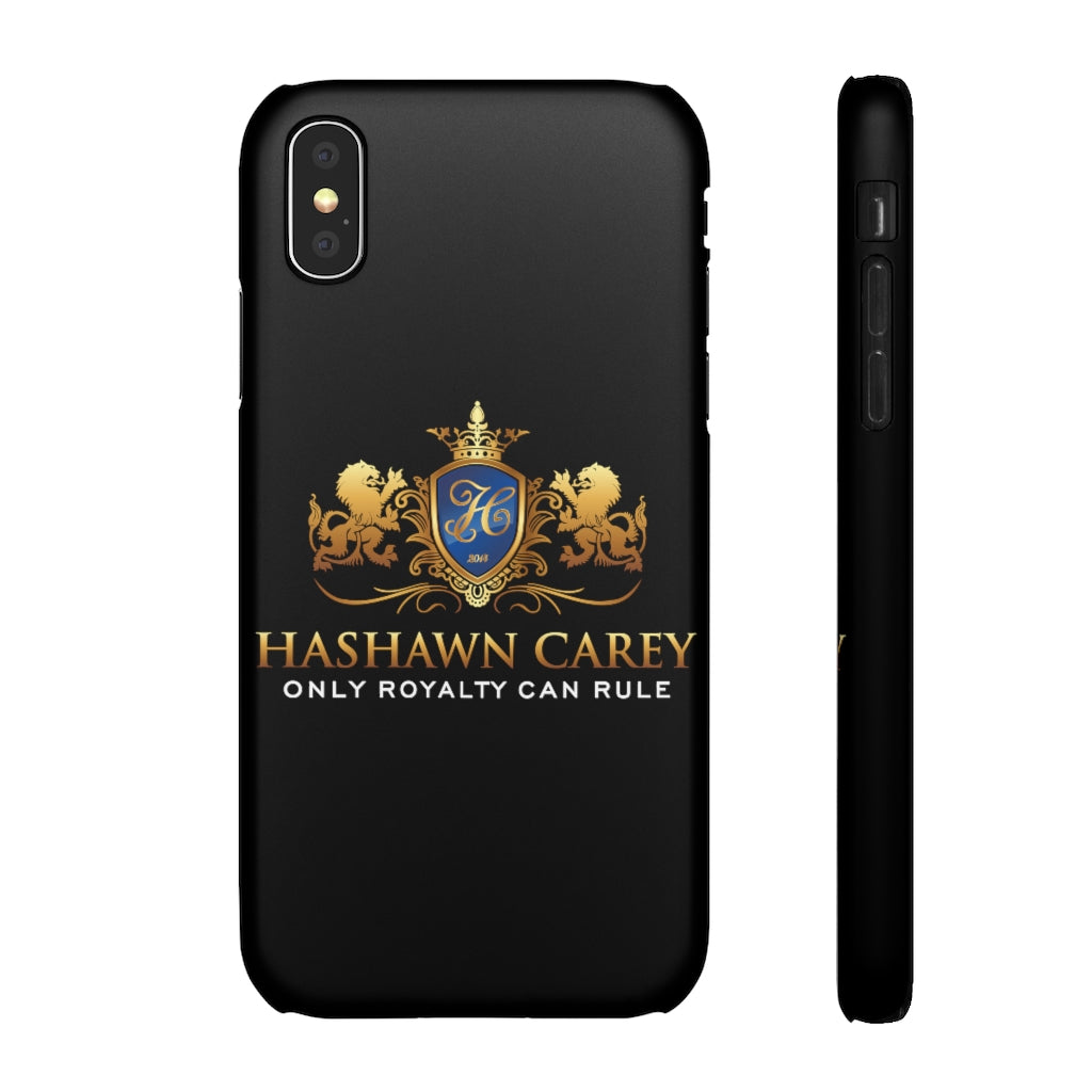 Hashawn Carey Logo Black Slim Phone Cases