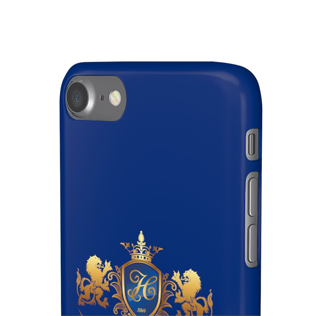 Hashawn Carey Logo Royal Blue Slim Phone Case