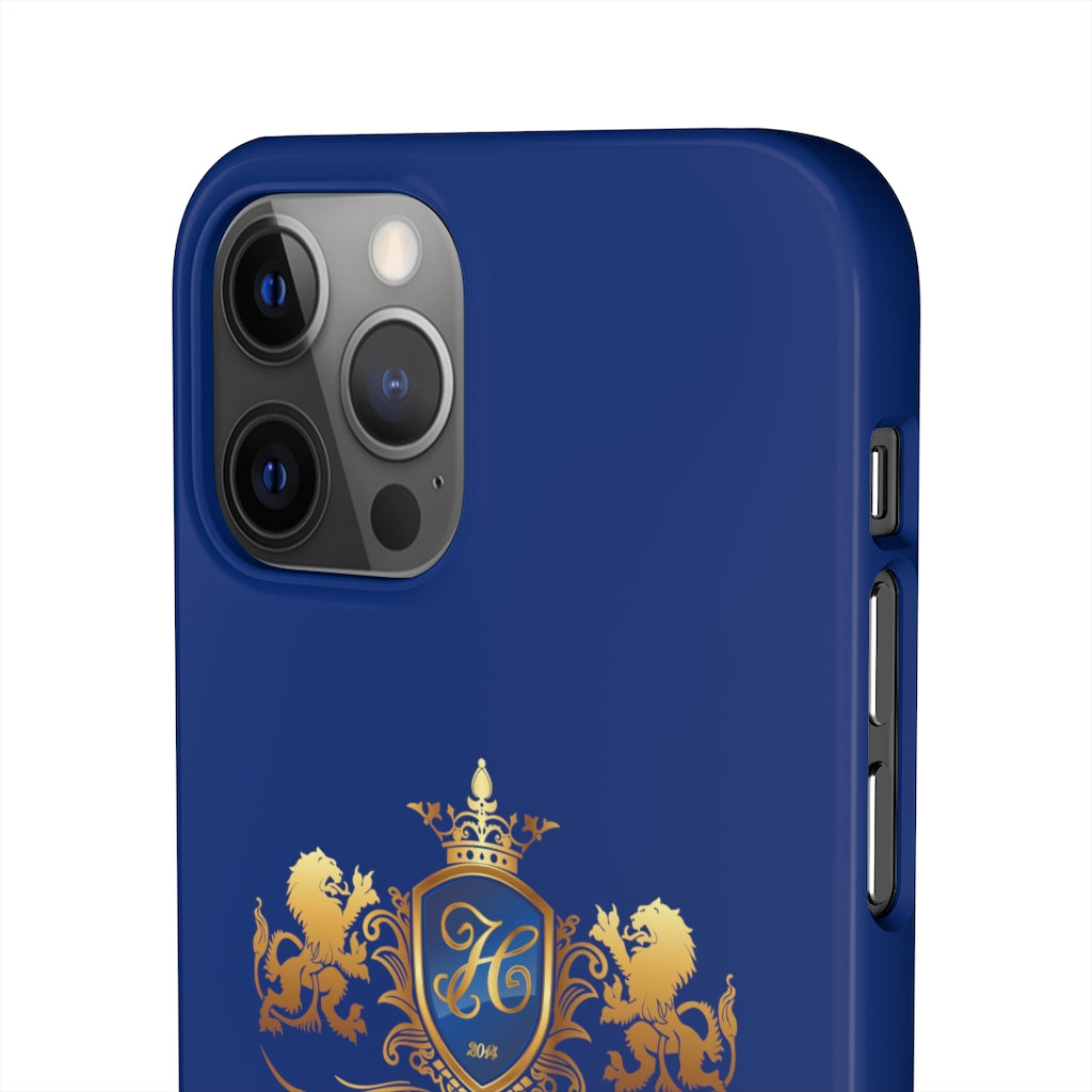 Hashawn Carey Logo Royal Blue Slim Phone Case