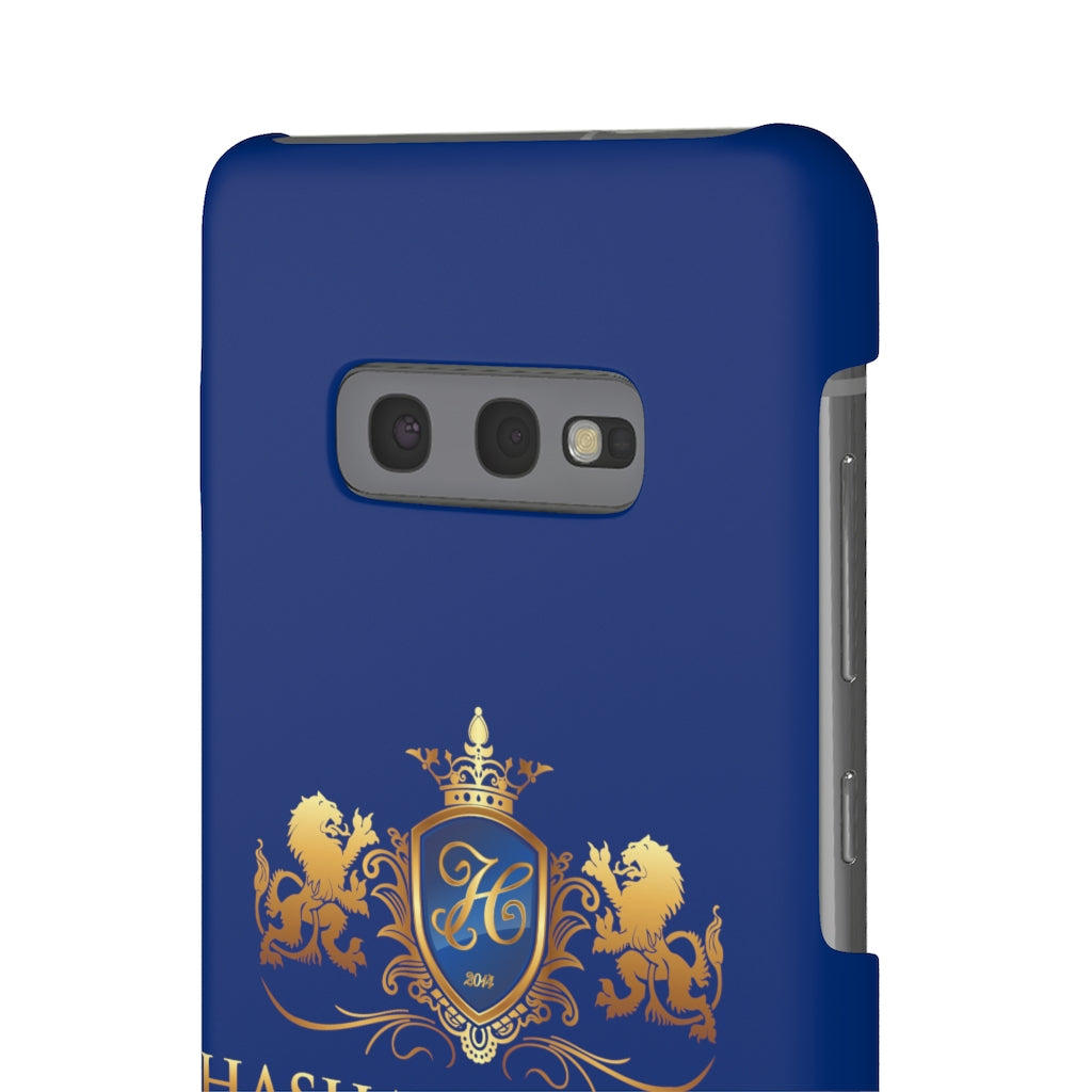 Hashawn Carey Logo Royal Blue Slim Phone Case