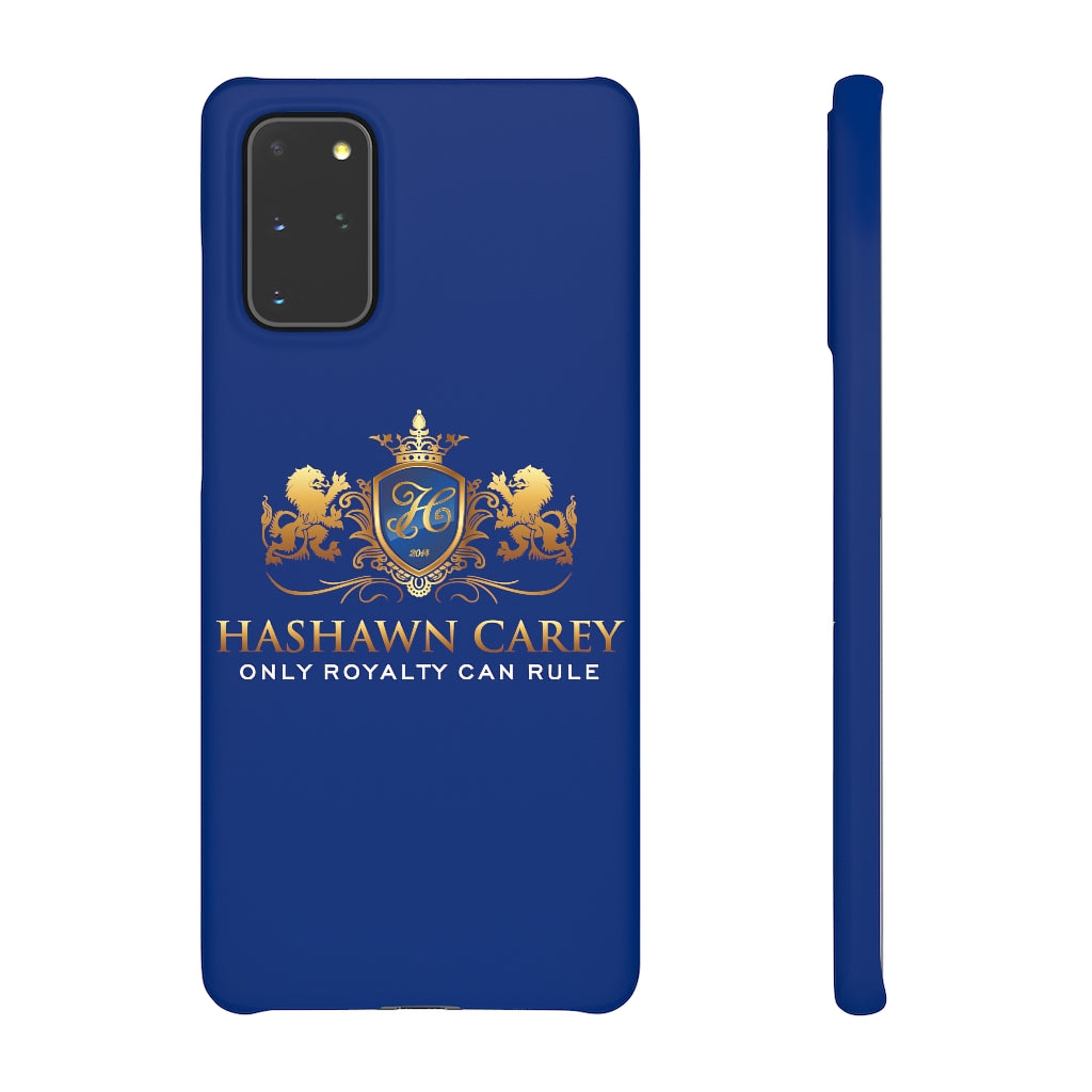 Hashawn Carey Logo Royal Blue Slim Phone Case