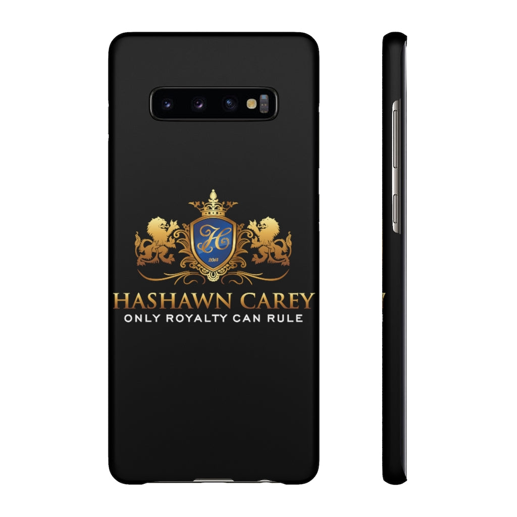 Hashawn Carey Logo Black Slim Phone Cases