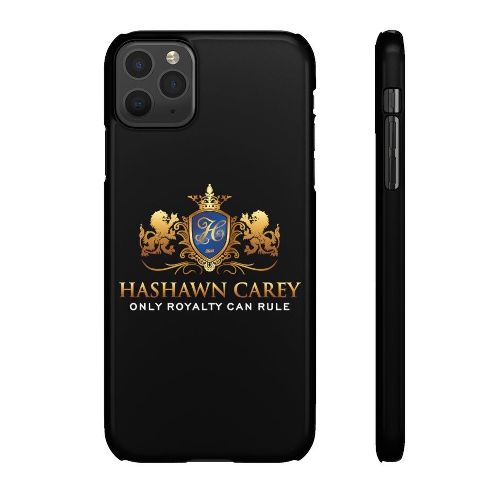Hashawn Carey Logo Black Slim Phone Cases