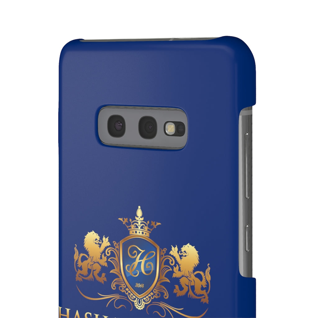 Hashawn Carey Logo Royal Blue Slim Phone Case