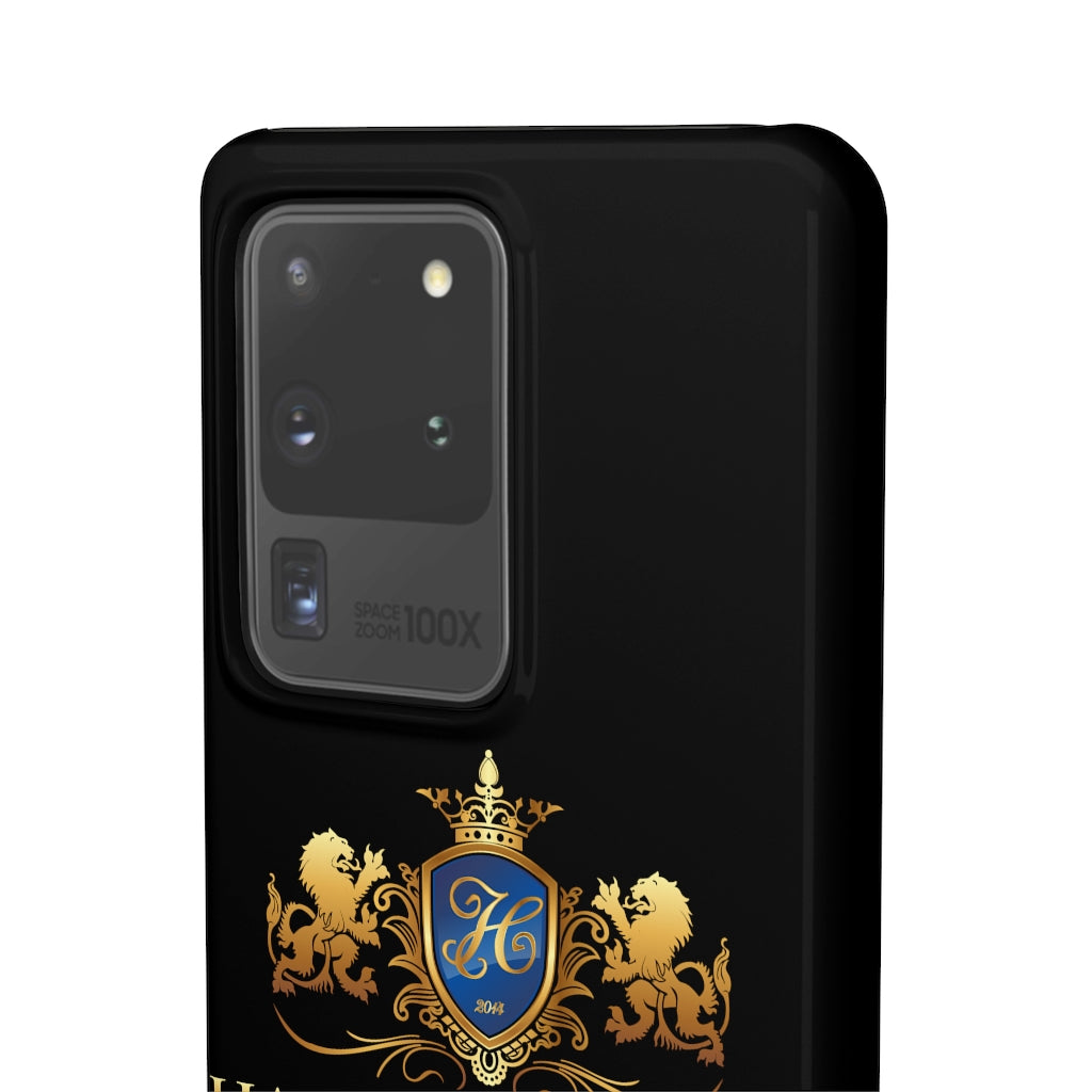 Hashawn Carey Logo Black Slim Phone Cases