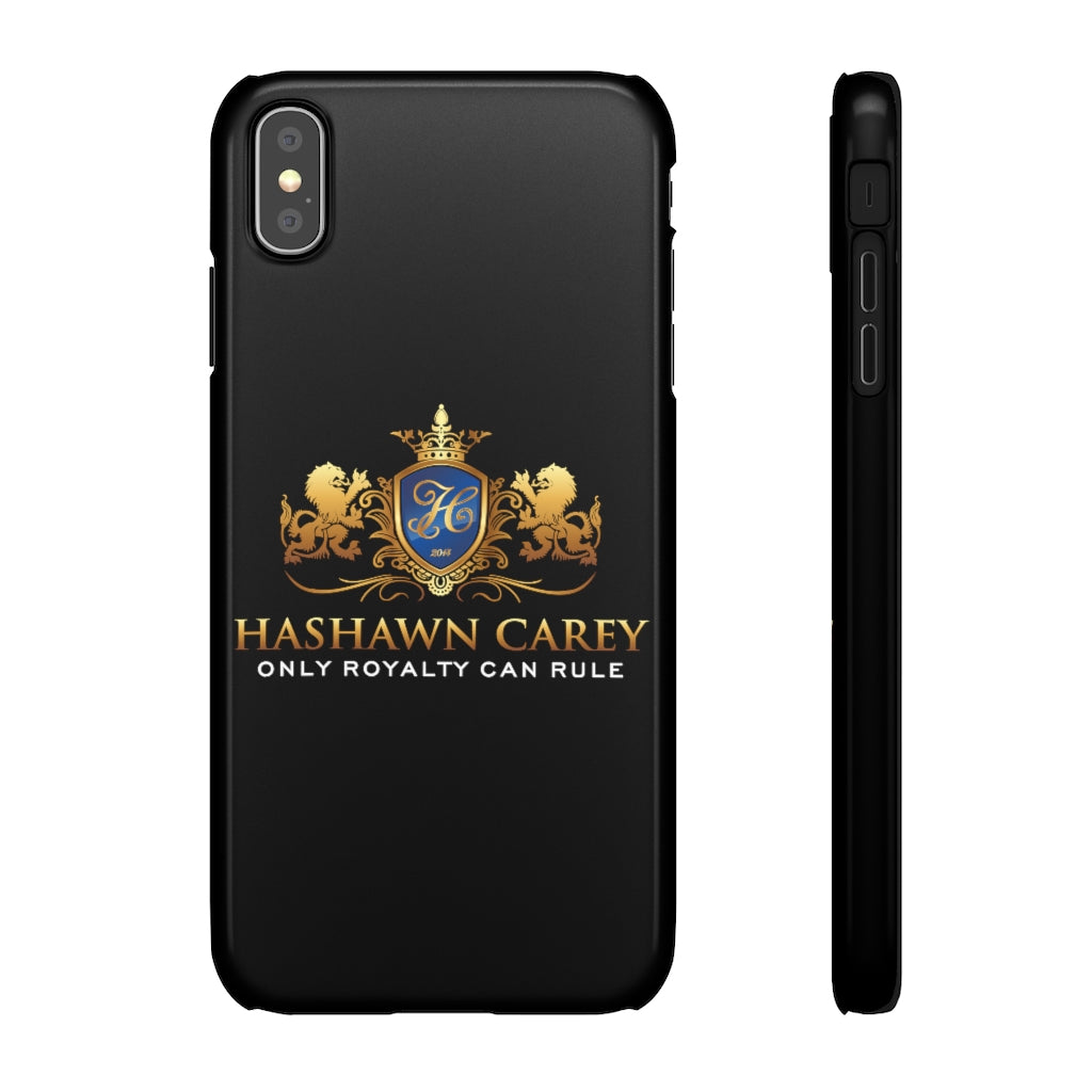 Hashawn Carey Logo Black Slim Phone Cases