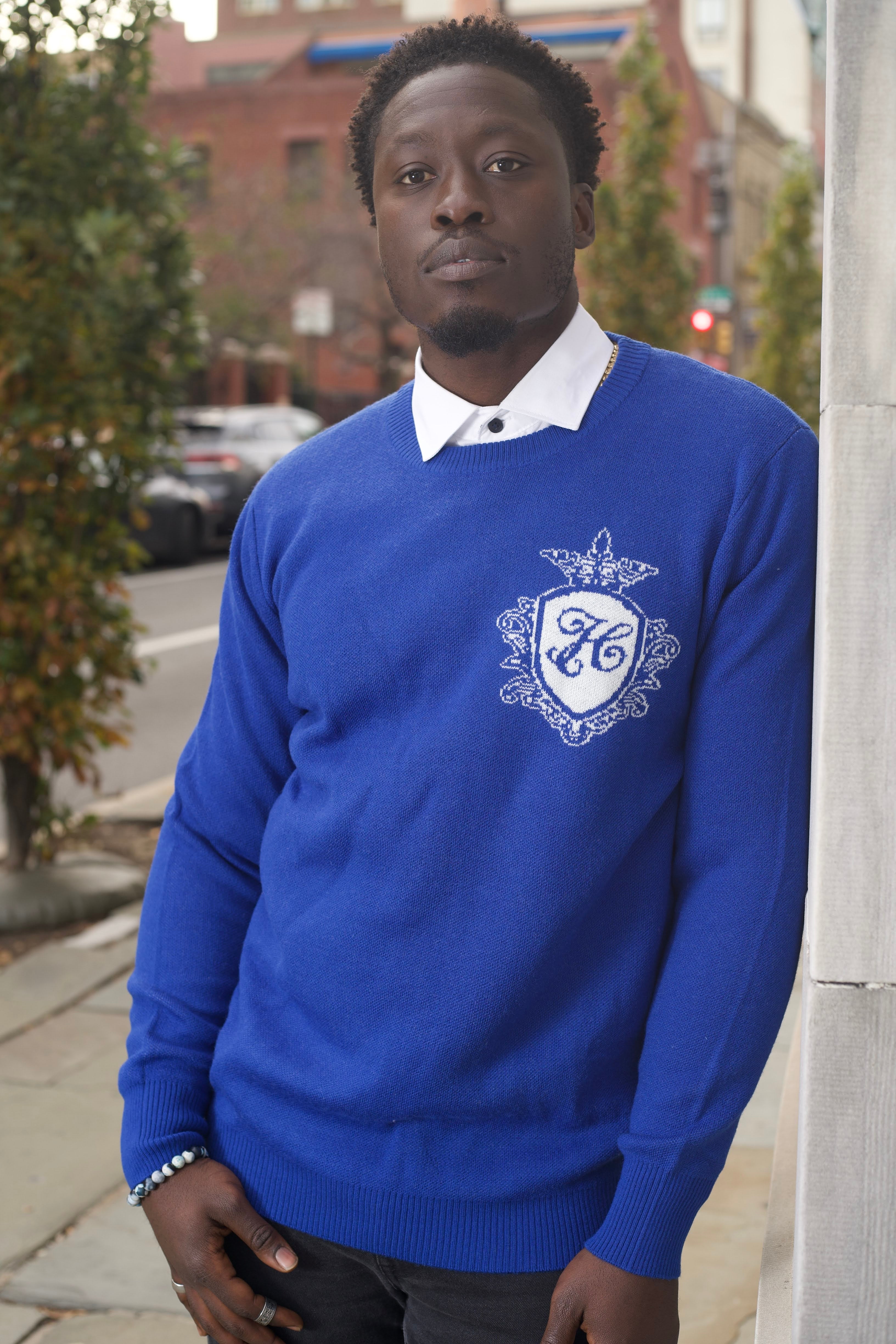Hashawn Carey Apparel Royal Bleu Sweater
