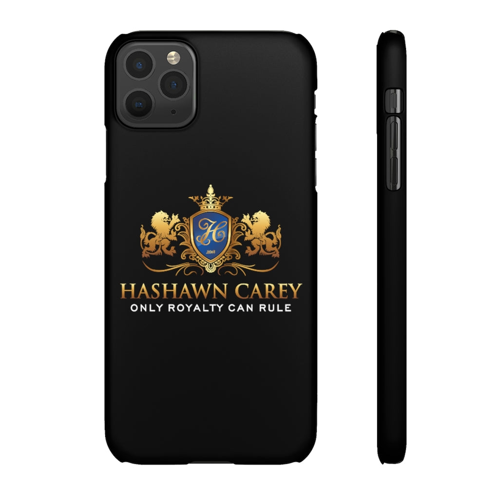 Hashawn Carey Logo Black Slim Phone Cases