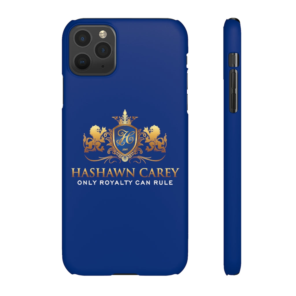 Hashawn Carey Logo Royal Blue Slim Phone Case