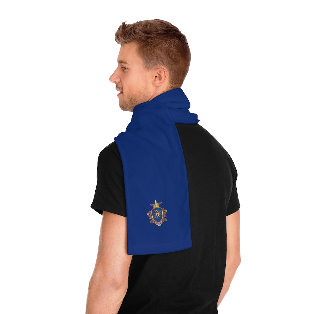 Royal Blue Crest Scarf