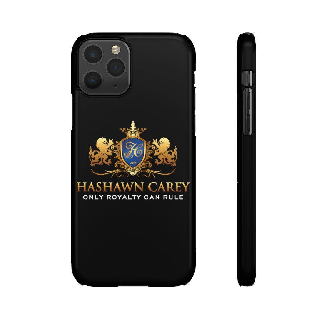 Hashawn Carey Logo Black Slim Phone Cases